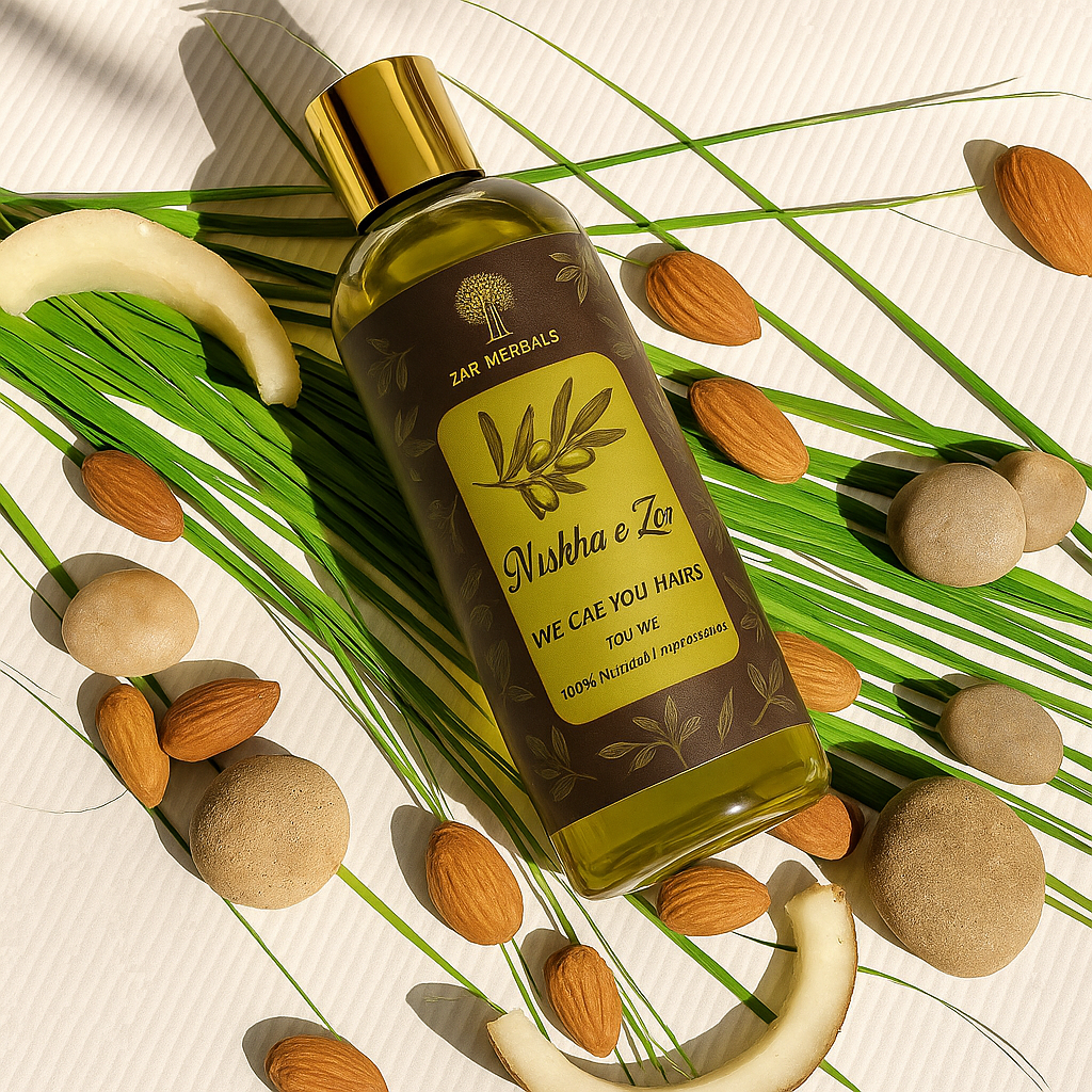 Nuskha-e-Zar – Pure herbal care for strong, shiny hair Oil.