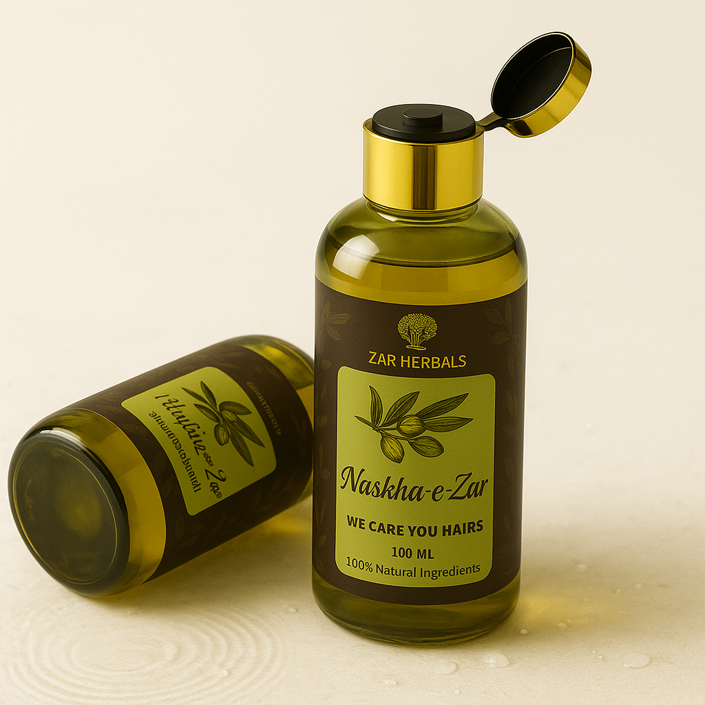 Nuskha-e-Zar – Pure herbal care for strong, shiny hair Oil.